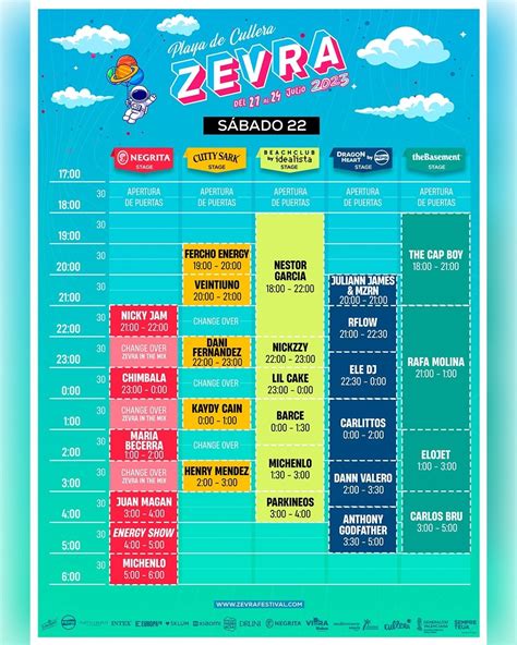 horario zevra|Zevra Festival 2024